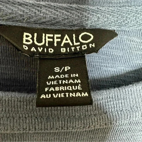 Buffalo David Bitton Shirt Long Sleeved Blue Size Small - Picture 9 of 16